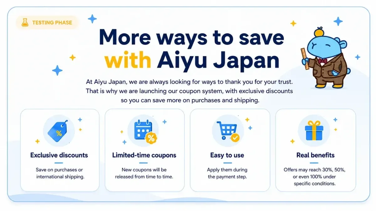 Beneficios del sistema de cupones de Aiyu Japan